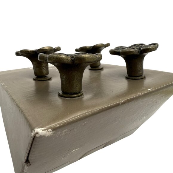 Pier 1 Iron Drawer Knobs Floral Flowers Set of 4 Whimsical Cottagecore NEW - Picture 5 of 7